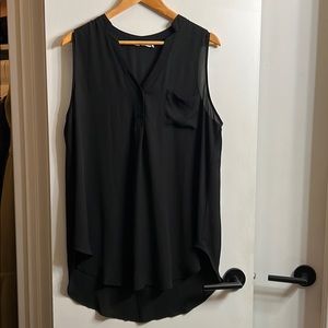 Black tank blouse